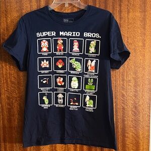Nintendo Super Mario Bros Navy Tee
